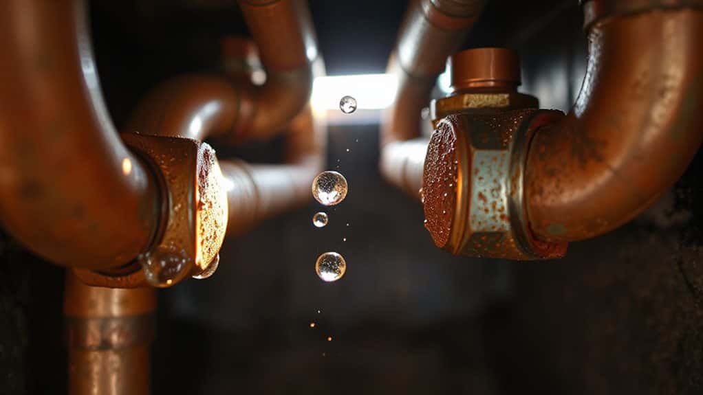 water hammer from morning high demand water