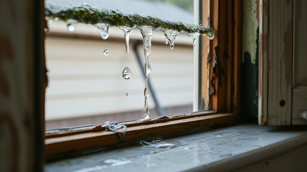 water intrusion from leaks and drainage