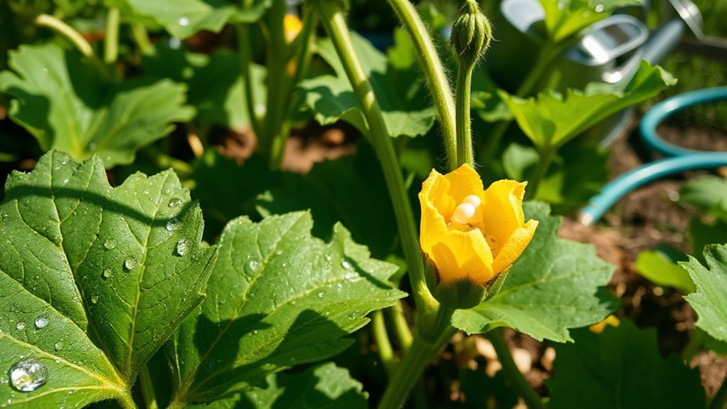 water pests mulch watering