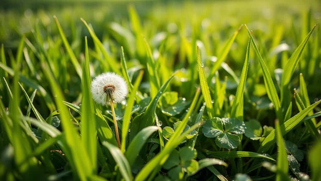 weeds grow faster than grass