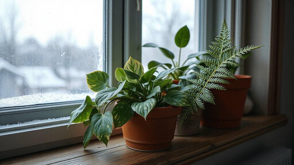 winter light slows plant growth