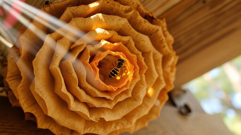 wood fibers in saliva create nests