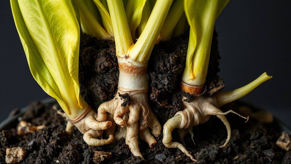 yellowing older leaves due to root rot