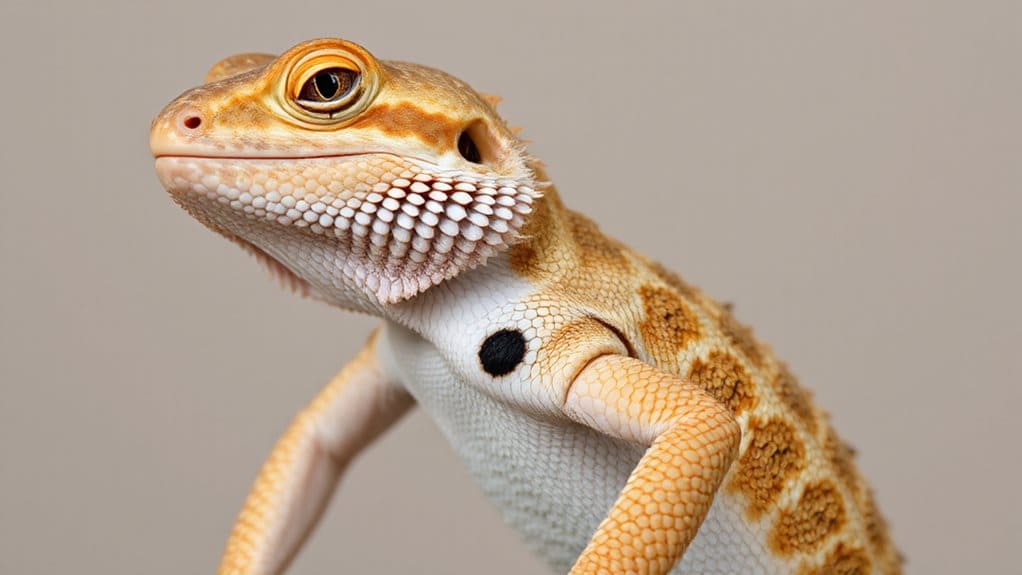 black spot on bearded dragon