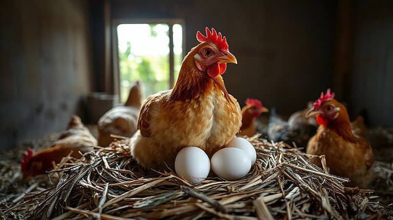 chickens can lay two eggs