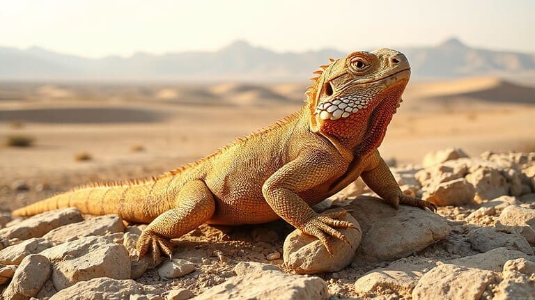 fourteen foot giant bearded dragon