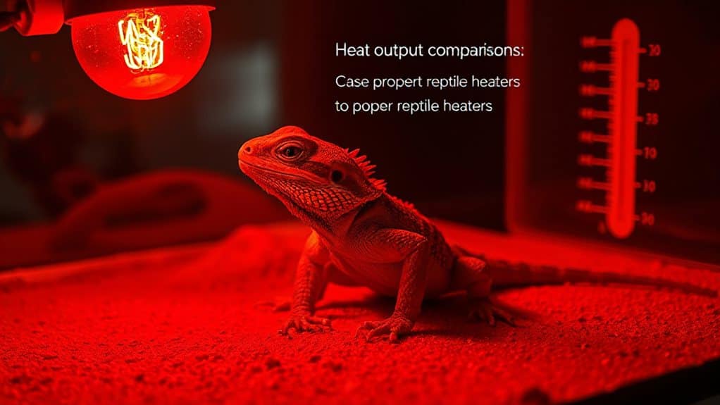 red bulb weak infrared heating