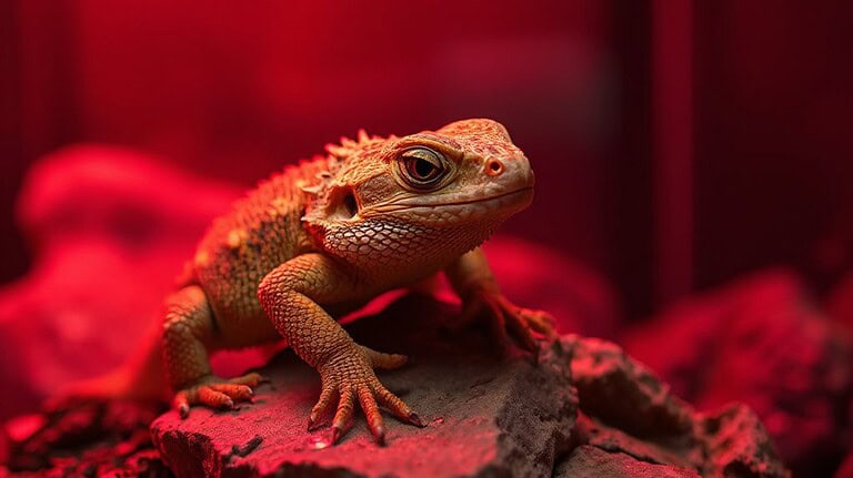 red light for bearded dragons