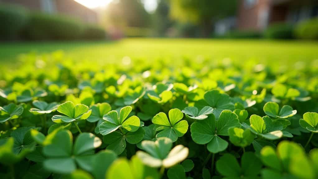 clover lawns boost soil
