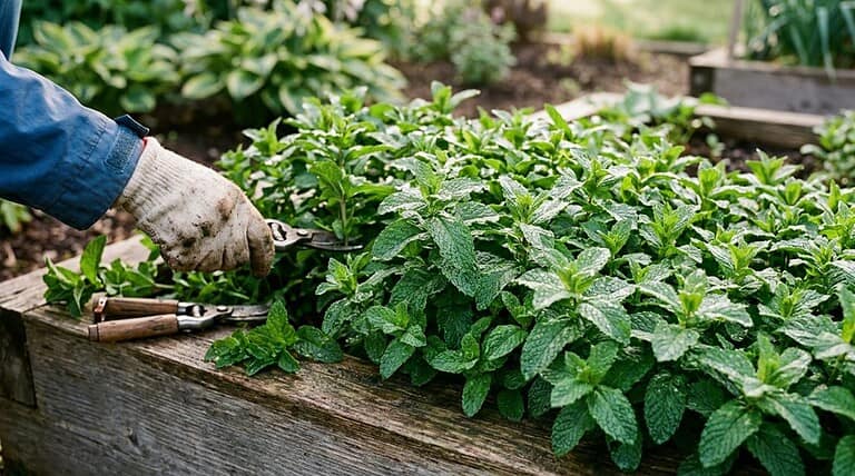 controlling mint in gardens