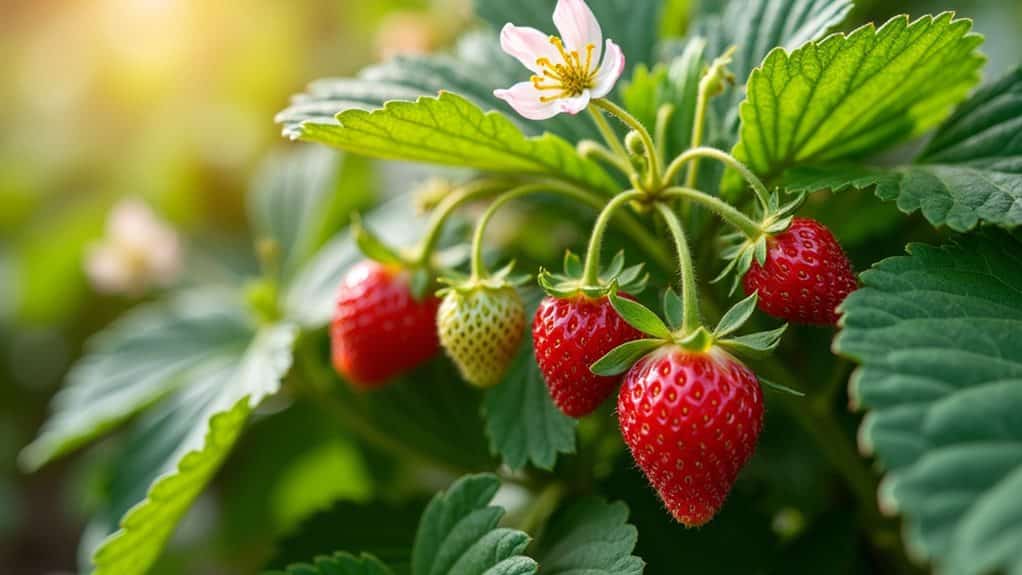 feed strawberries proper nutrients