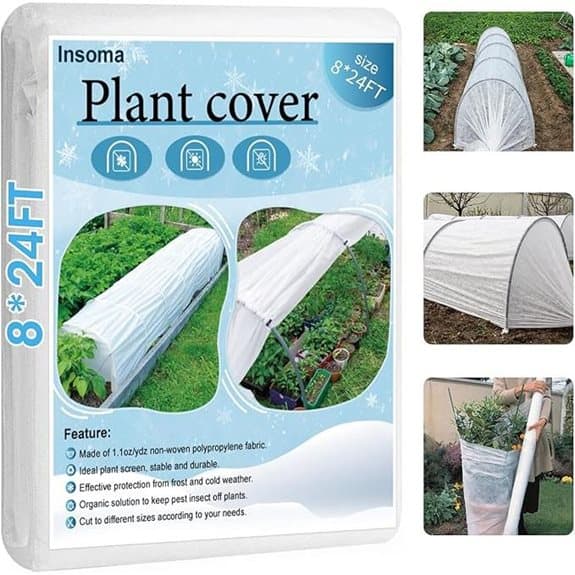 Insoma Floating Row Cover for Frost Protection