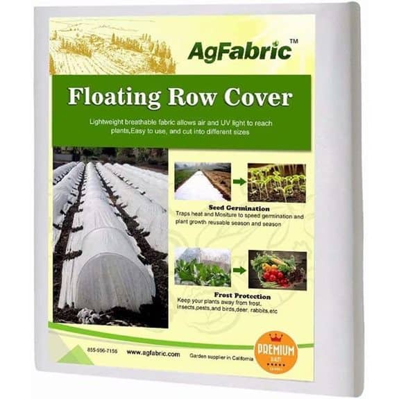 Agfabric Freeze Protection Floating Row Covers 10'x25