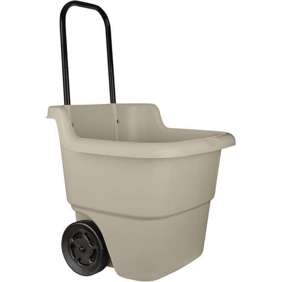 Suncast 15.5-Gallon Garden Cart on Wheels