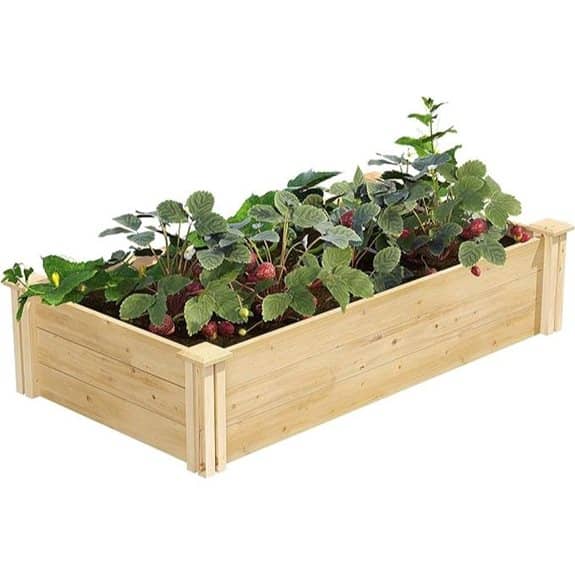 Greenes Classic Cedar Raised Garden Bed 2x4