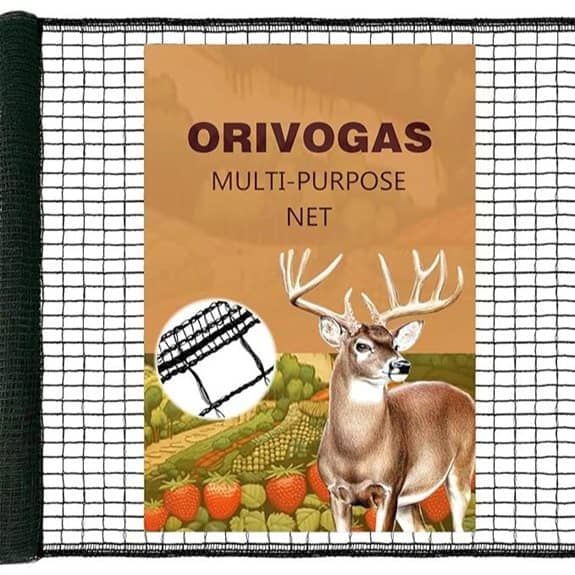 Deer Fence Netting 6.5x50ft Heavy Duty Black