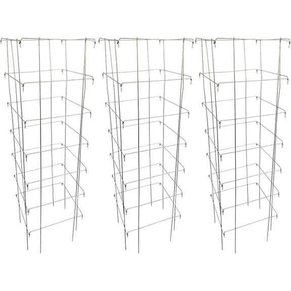 Happy Trees Heavy Duty Tomato Cages 3-Pack