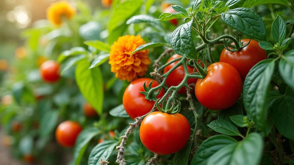 herbs promote healthy tomatoes