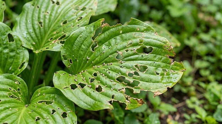 hosta leaf pest damage