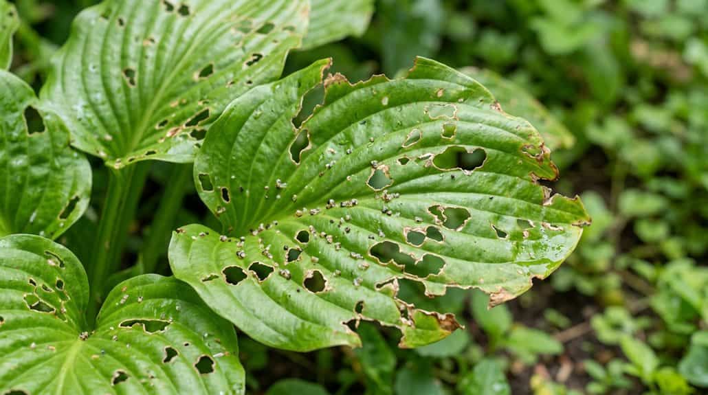 hosta leaf pest damage