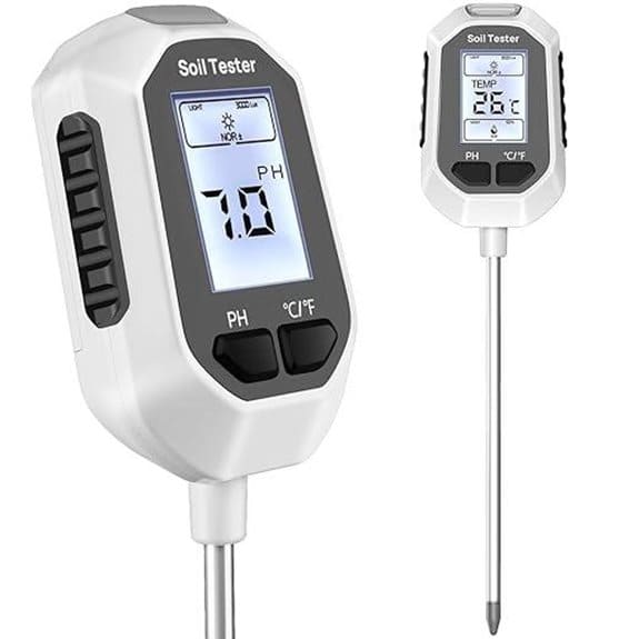 YAMRON 4-in-1 Soil Moisture and PH Meter
