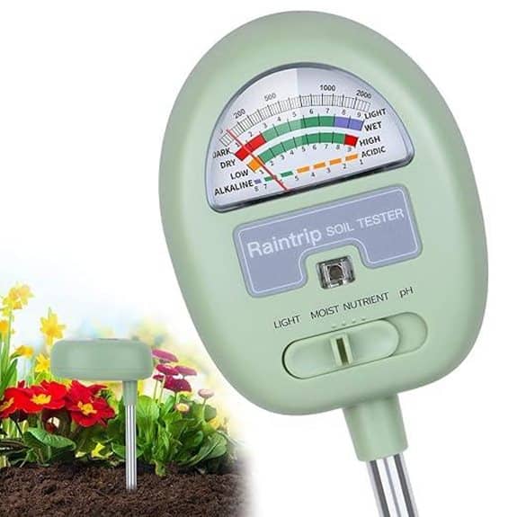 4-in-1 Soil Moisture and pH Meter Tester