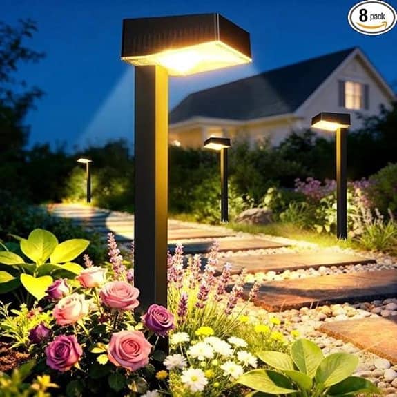 ELECLINK Solar Pathway Lights Outdoor 8-Pack
