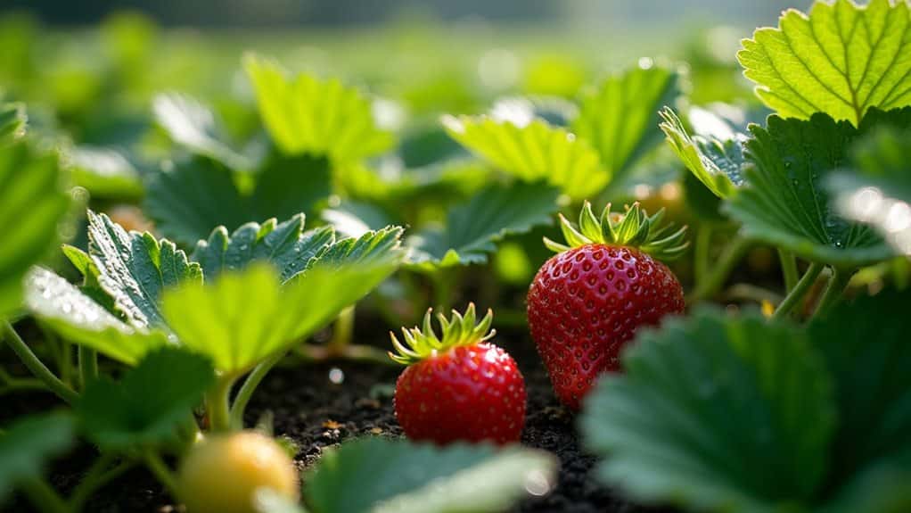 patience for strawberry fruiting