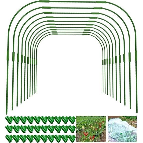 Garden Hoops for Raised Beds 10 Sets