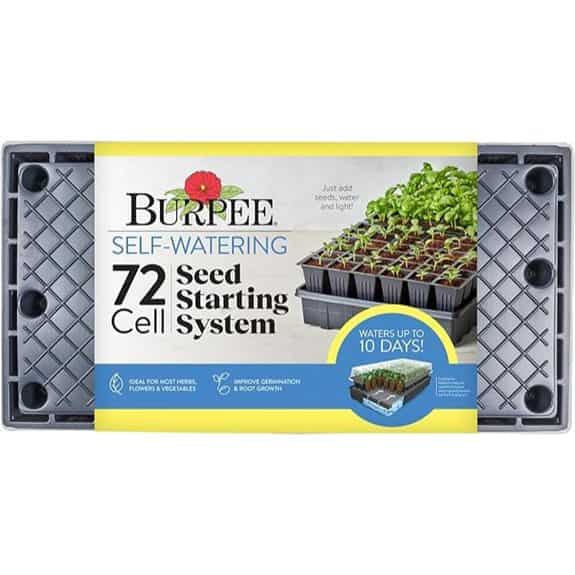 Burpee Self-Watering Seed Starter Tray 72 Cells