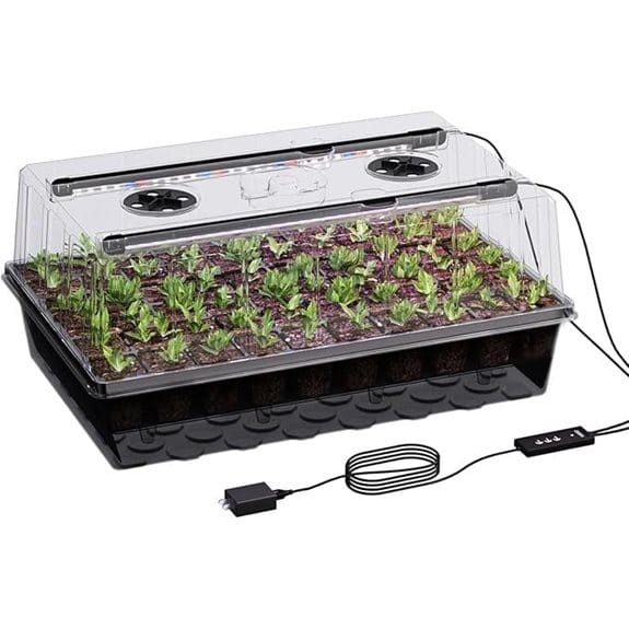 Patigrow 60-Cell Self-Watering Seed Starter Tray