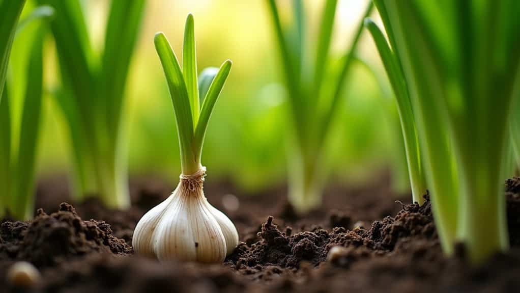 small garlic bulb causes