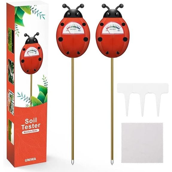 UNIWA Soil Moisture Meter 2-Pack for Gardening