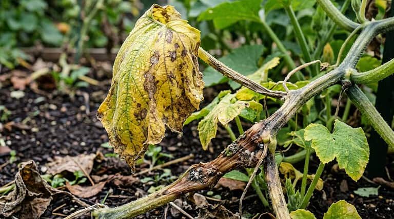 sudden wilt of vines