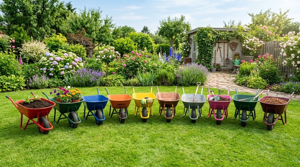 top garden wheelbarrows