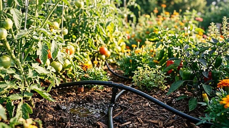 top vegetable garden drip irrigation