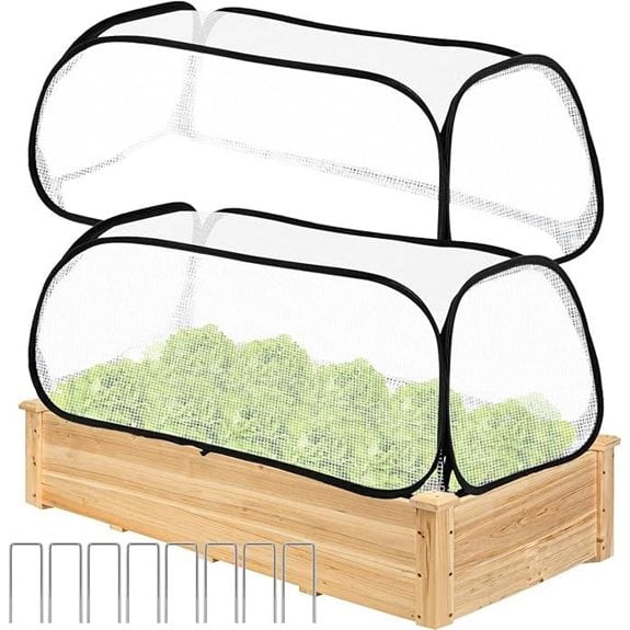 ANGAR 2-Pack Garden Covers for Raised Beds