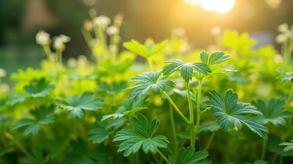 cilantro bolts and flowers