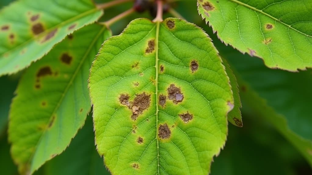 fungal infections cause leaf spots