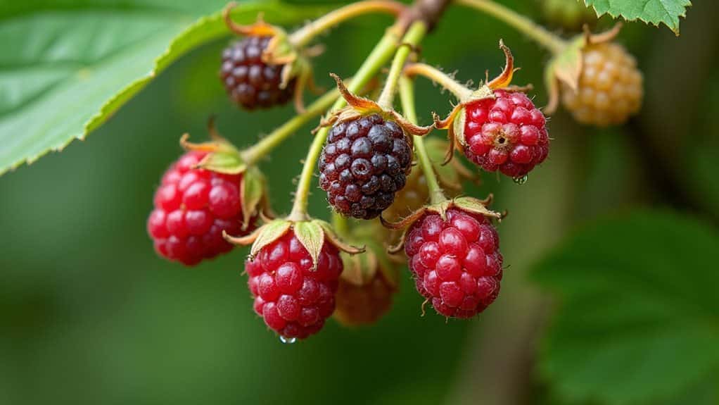 identify diseased raspberry canes