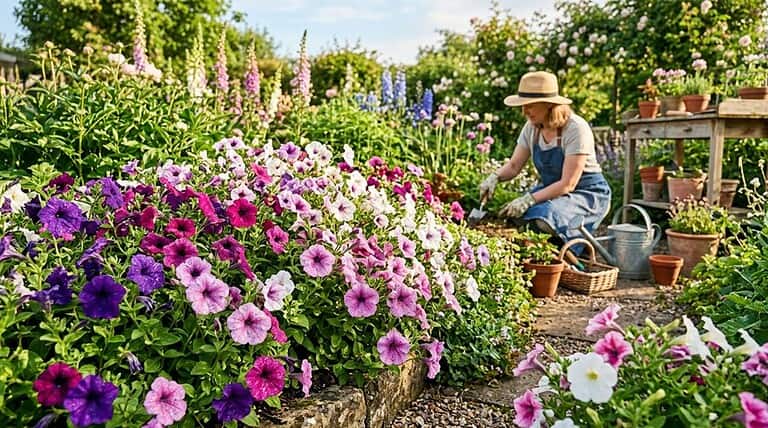 maintain continuous petunia blooms