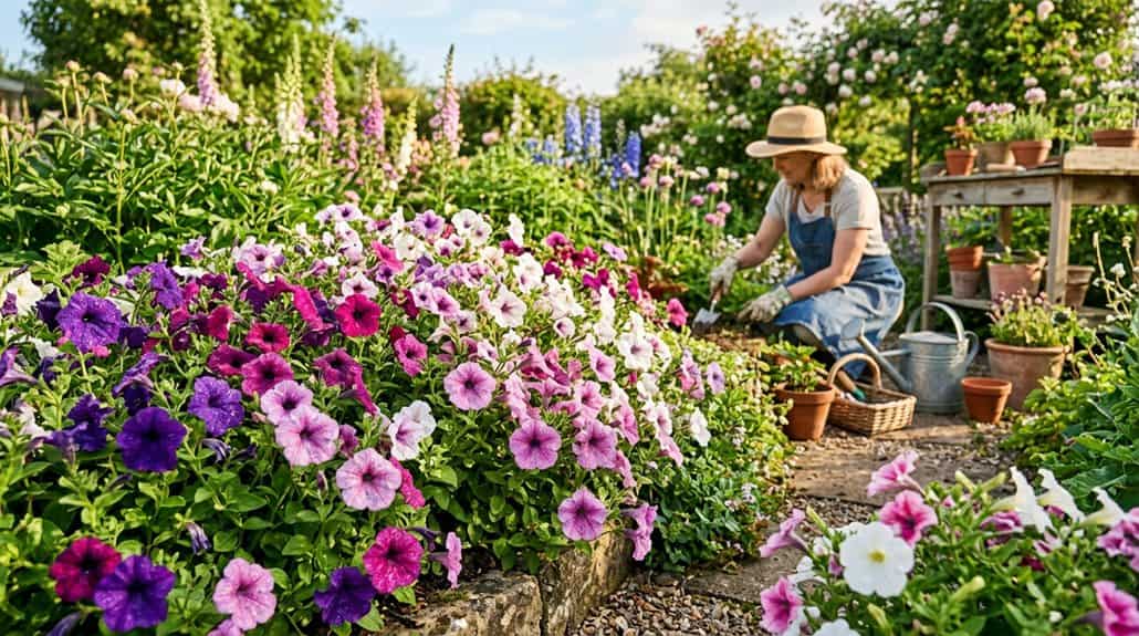 maintain continuous petunia blooms