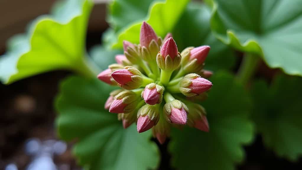 overwatering hinders geranium blooming