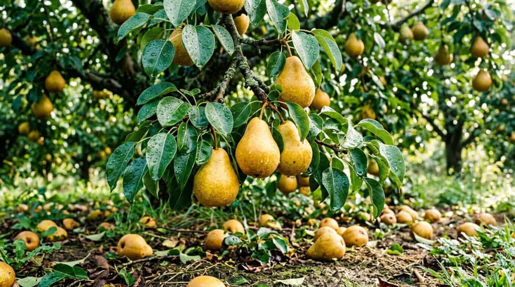 pear tree fruit drop