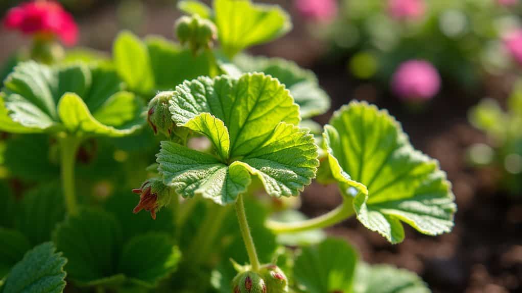 proper care prevents geranium bloom