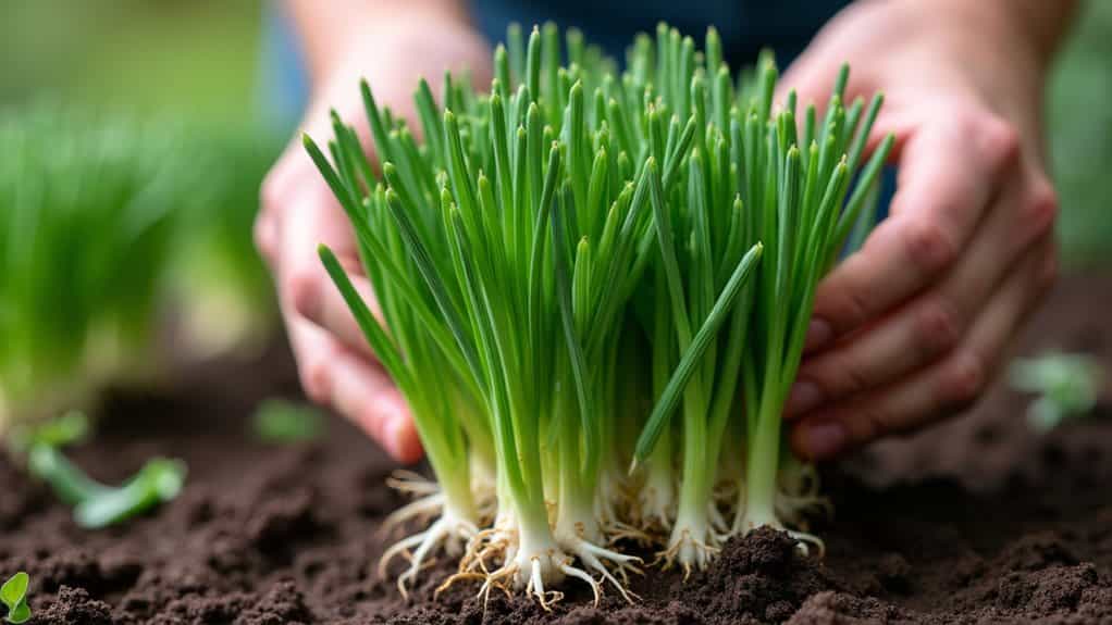 proper chive division techniques