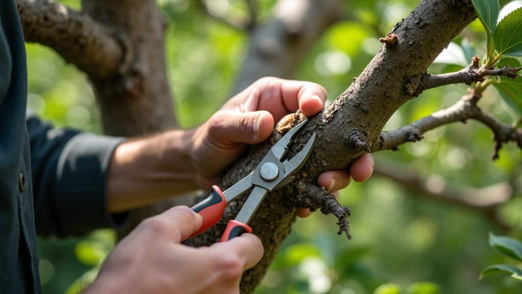 prune overgrown old trees