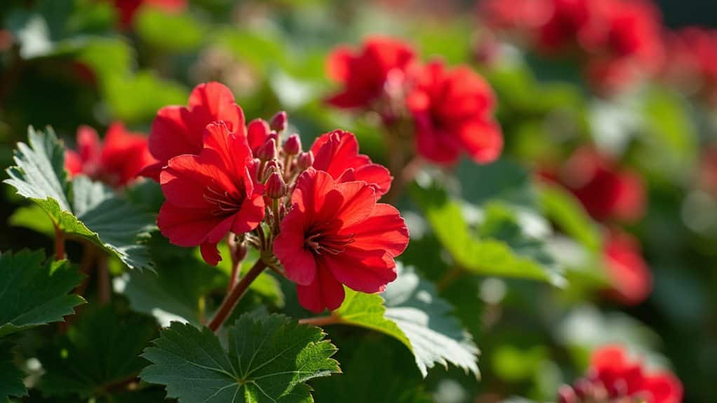 pruning boosts geranium blooms