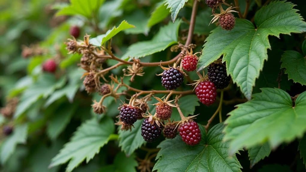 replace non flowering blackberry bush