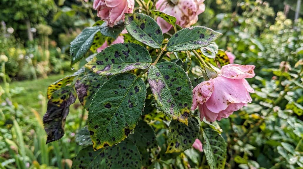 rose black spot treatment
